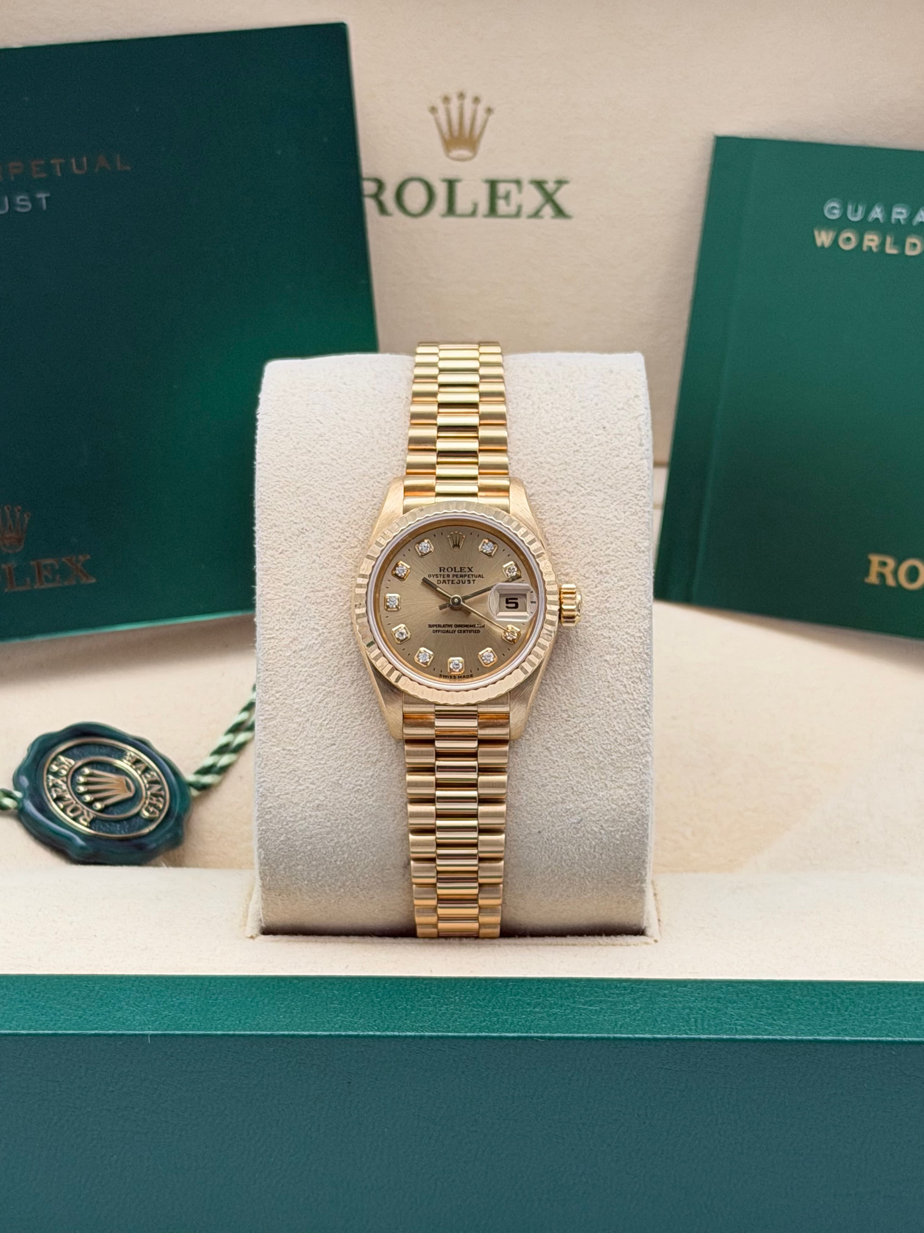 Rolex Datejust President Yellow Gold
