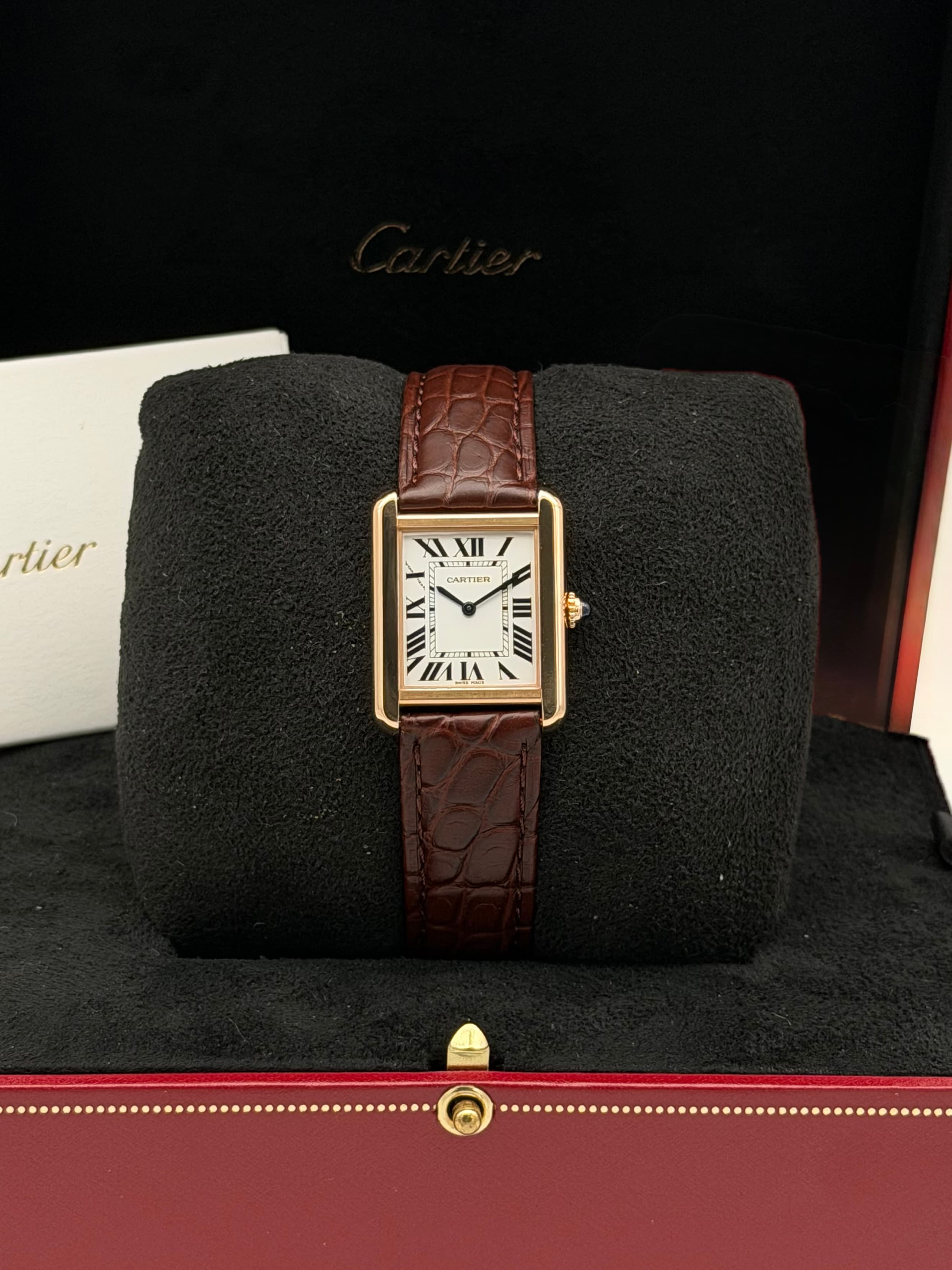 Cartier Tank Solo 18k Rose Gold