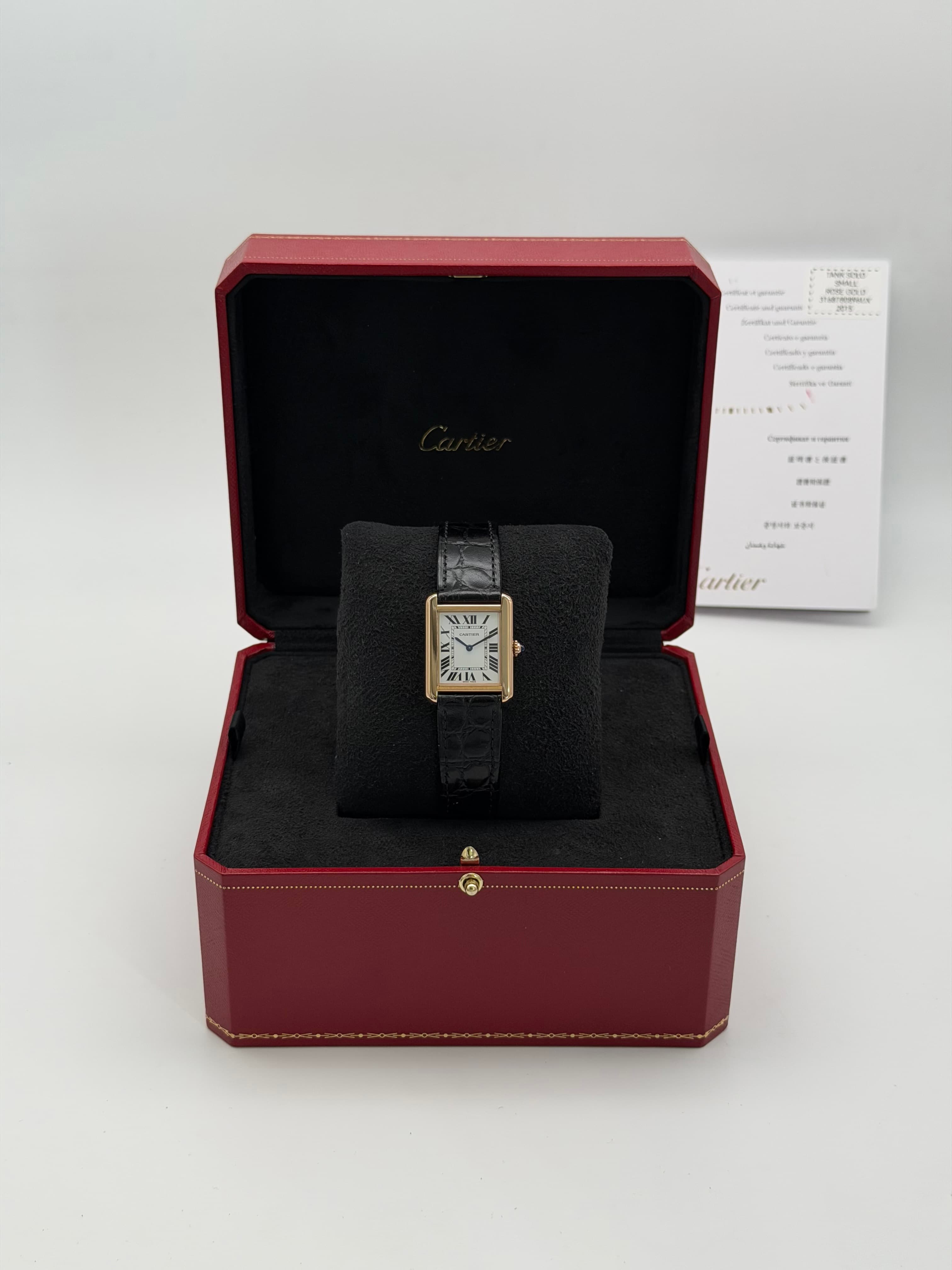 Cartier Tank Solo 18k Rose Gold — photo 2
