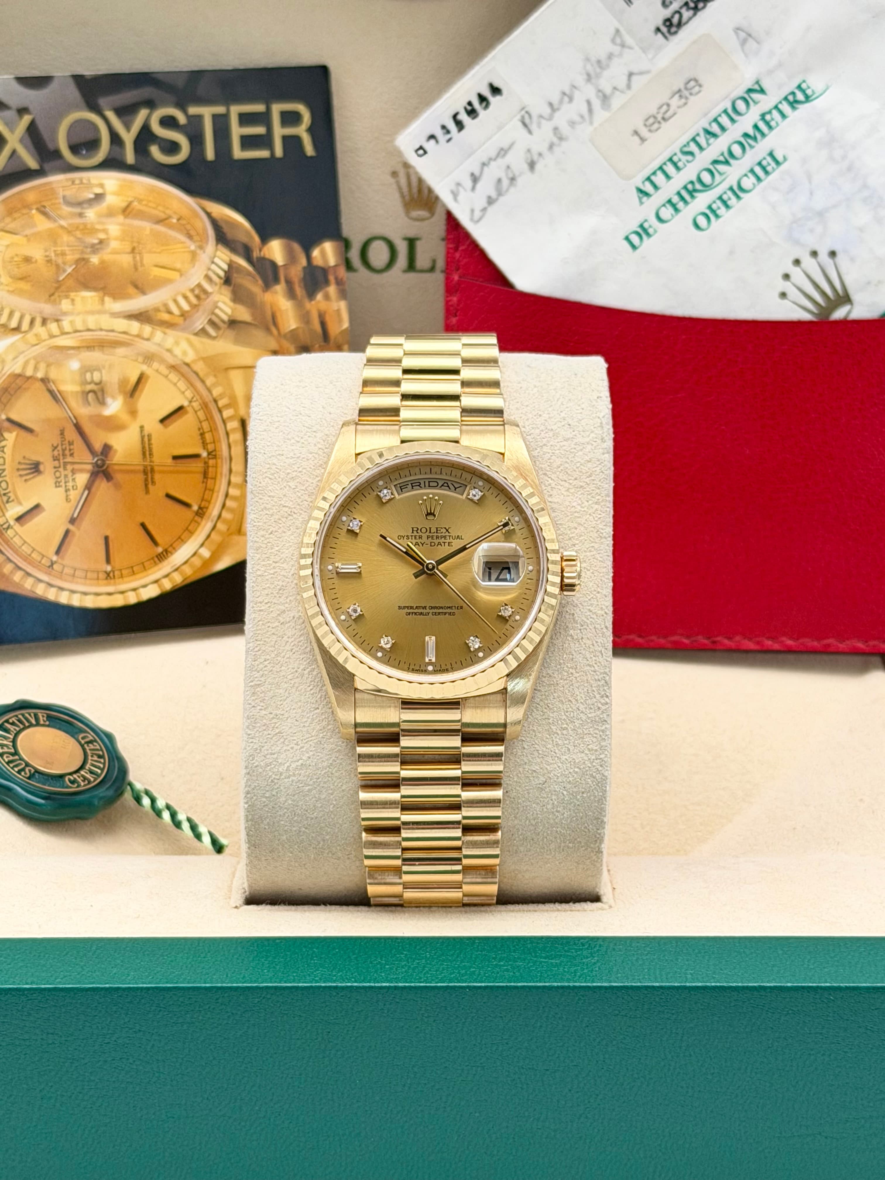 Rolex Daydate President Yellow Gold