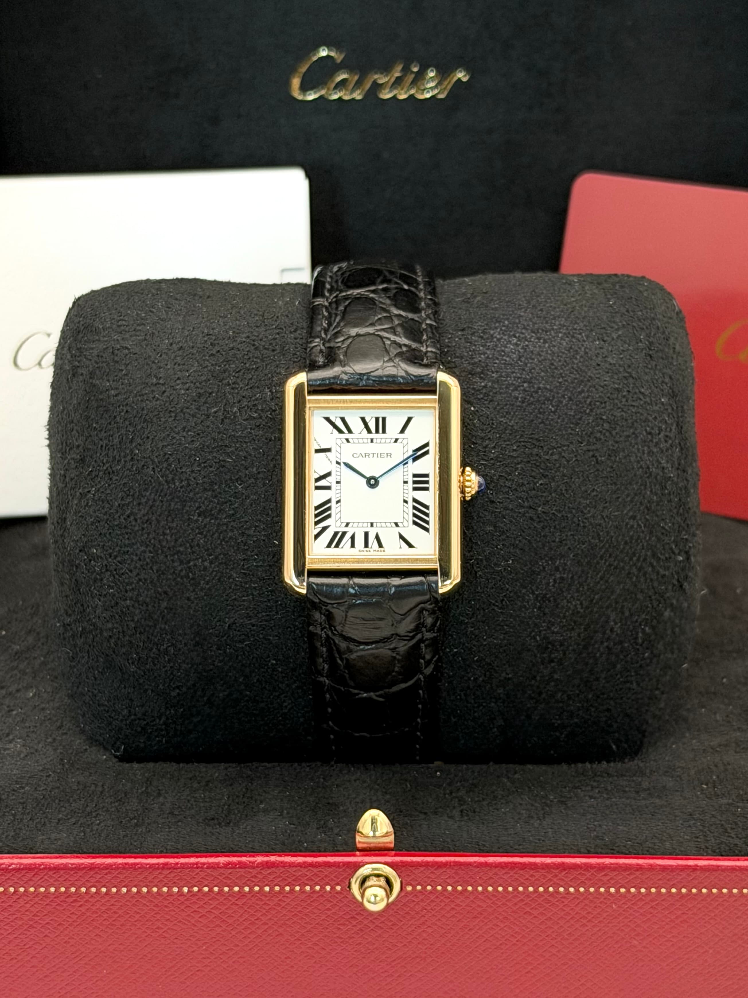 Cartier Tank Solo 18k Yellow Gold