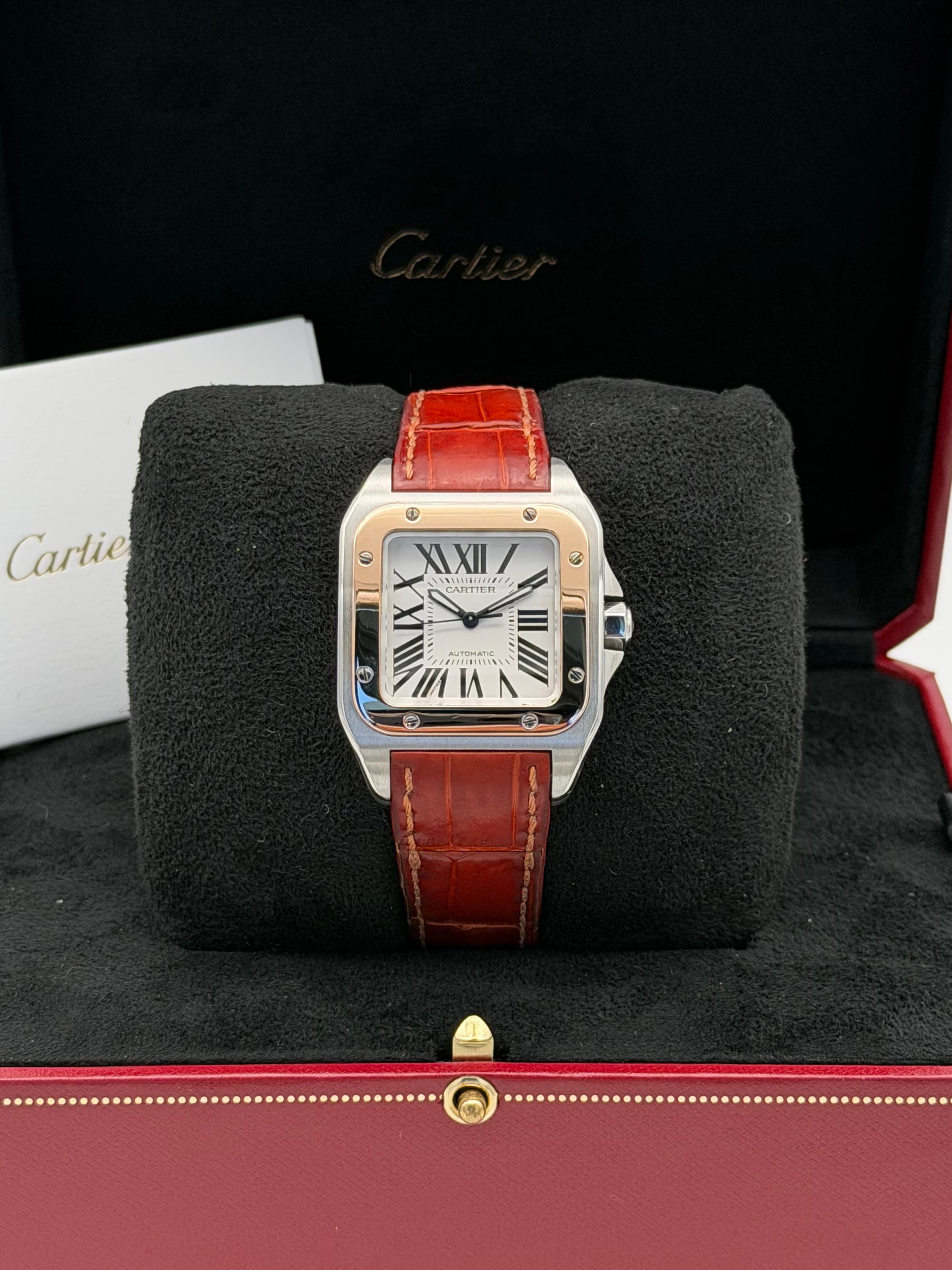 Cartier Santos 100 Rosegold Two Tone