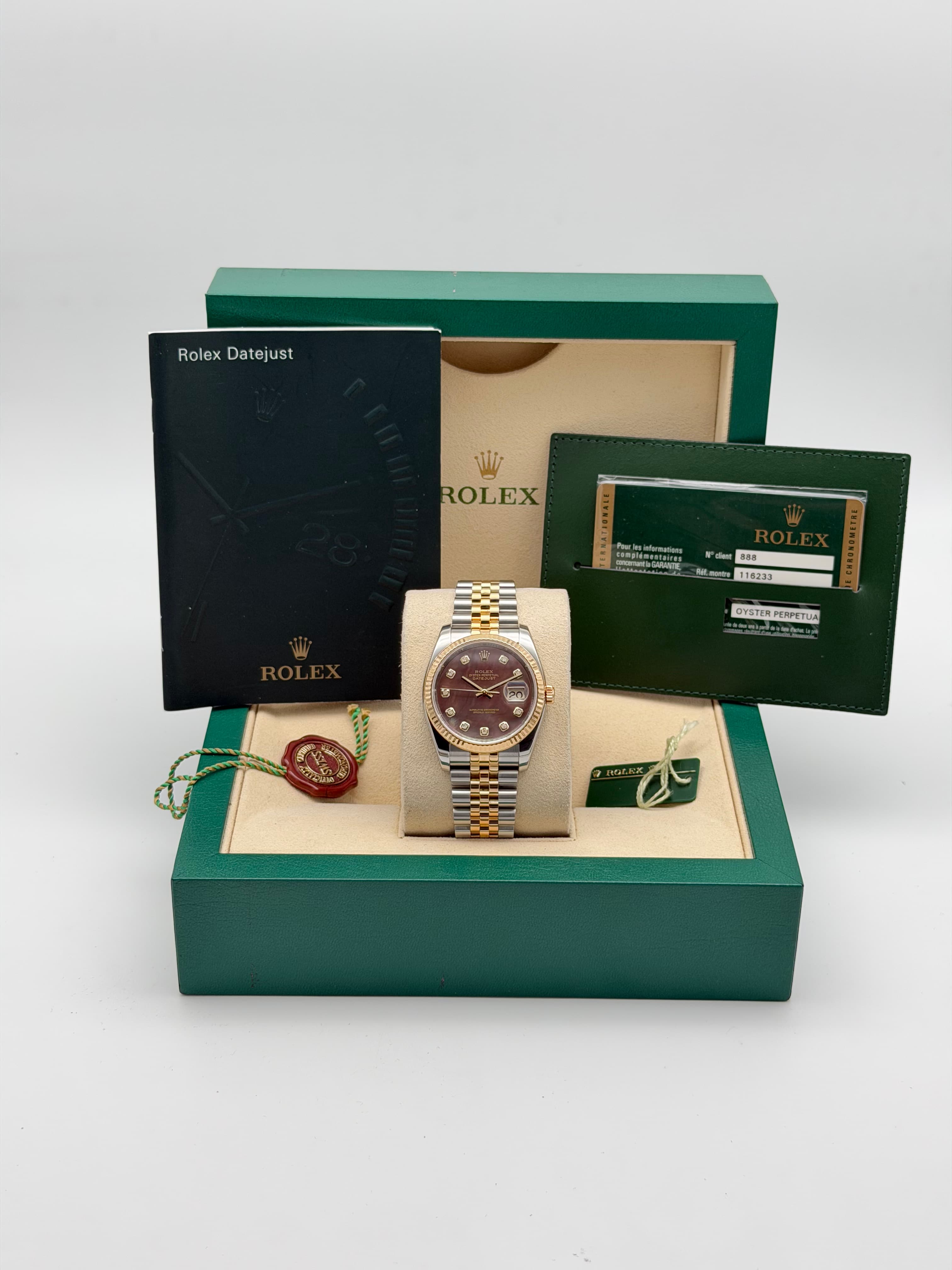 Rolex Datejust Jubilee Two Tone Yellow Gold — photo 2
