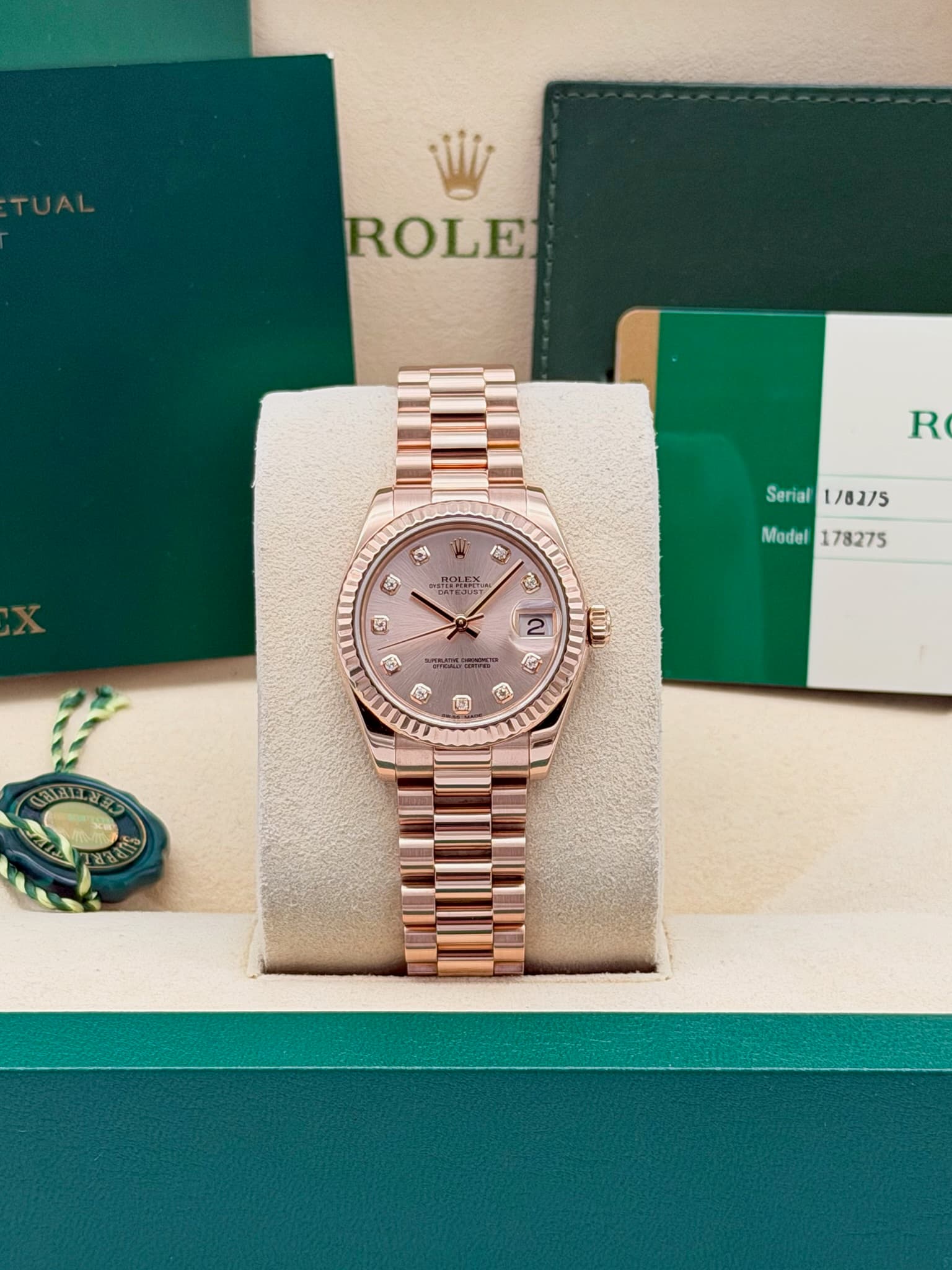 Rolex Datejust President Rose Gold — photo 1